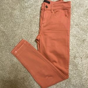 Raw hem cropped denim